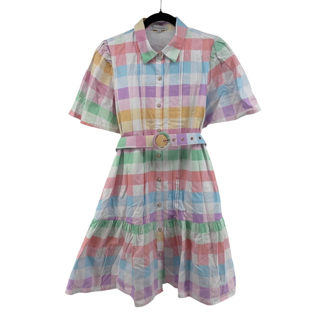 Prosperina Fairfax Plaid Mini Dress M‎